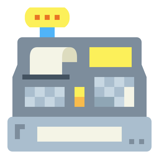 Cash register Smalllikeart Flat icon