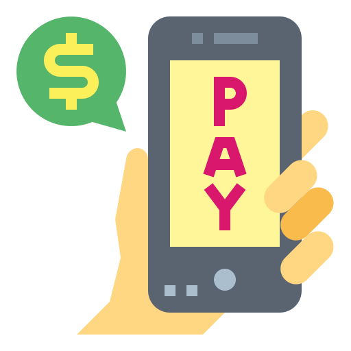 Online payment Smalllikeart Flat icon