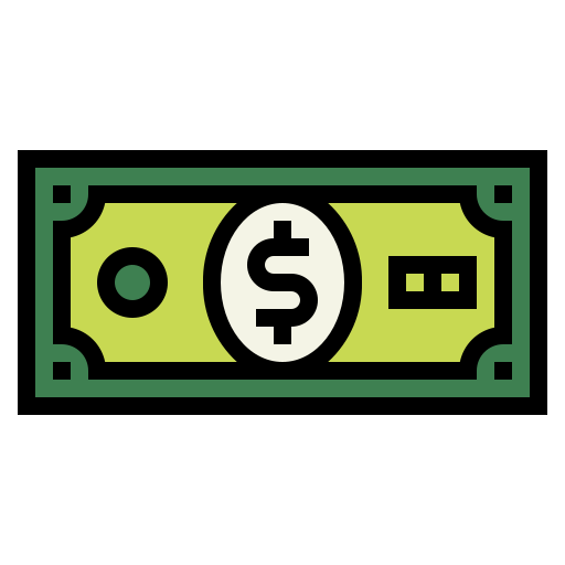 Dollar Smalllikeart Lineal Color icon