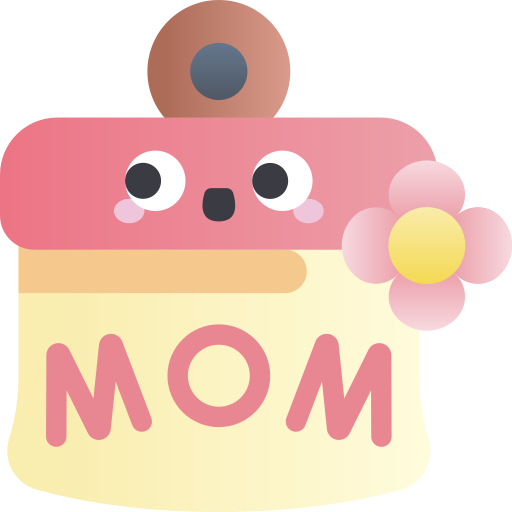 Mothers day Kawaii Star Gradient icon