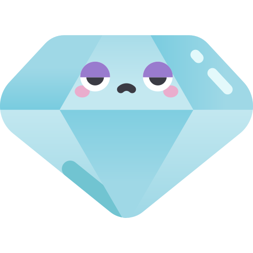 Diamond Kawaii Star Gradient icon