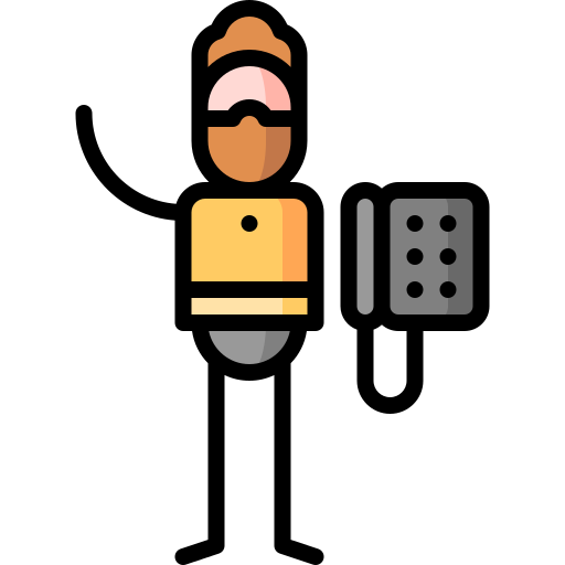 Landline Puppet Characters Lineal Color icon