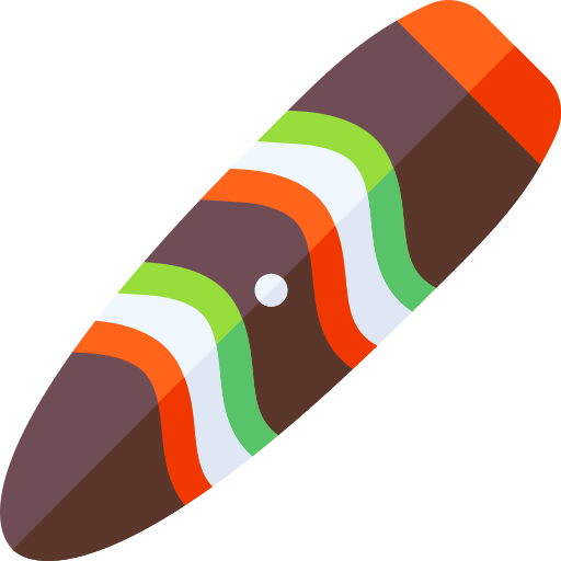 Cigar Basic Rounded Flat icon