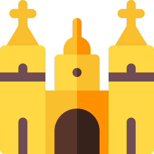 Cathedral Basic Rounded Flat icon