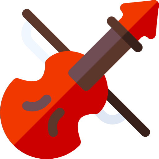 Скрипка Basic Rounded Flat иконка