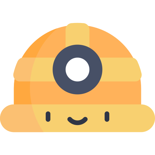Helmet Kawaii Flat icon