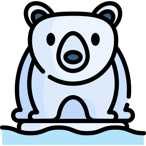 orso polare Special Lineal color icona