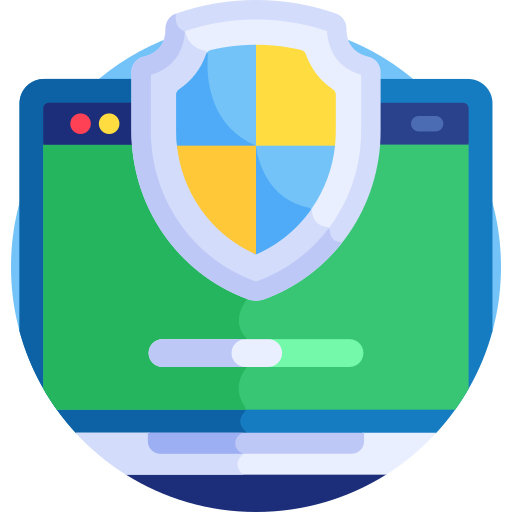 Antivirus Detailed Flat Circular Flat icon