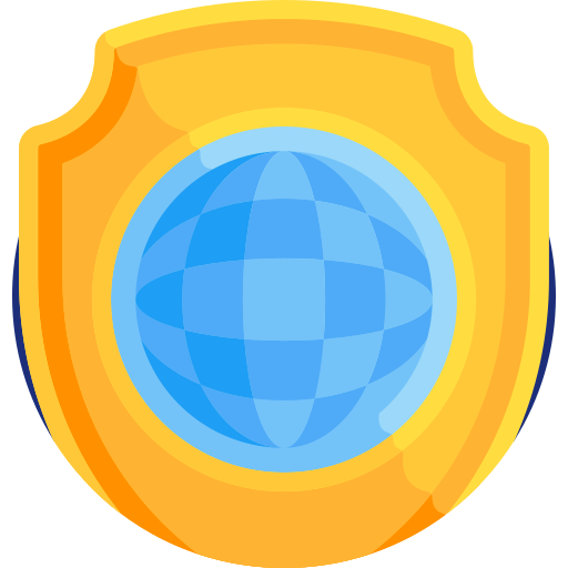 Global security Detailed Flat Circular Flat icon