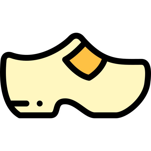 clogs Detailed Rounded Lineal color icon