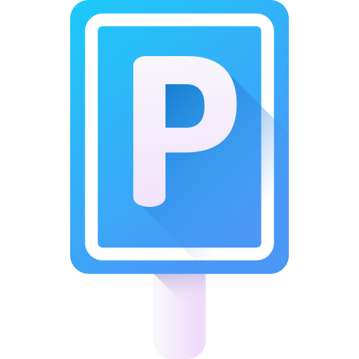 estacionamiento 3D Color icono