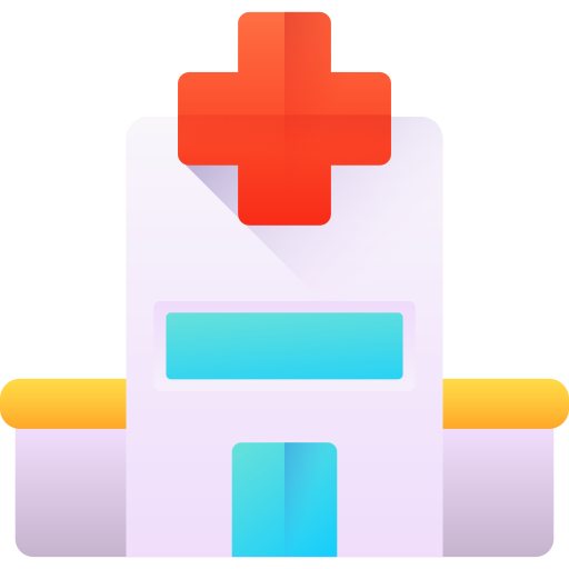 Hospital 3D Color icon