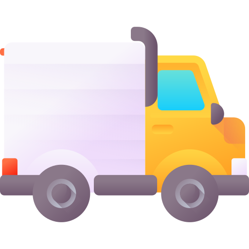 vrachtwagen 3D Color icoon