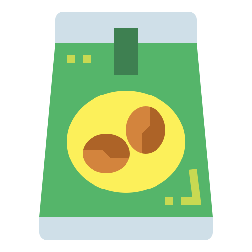 Coffee bag Smalllikeart Flat icon