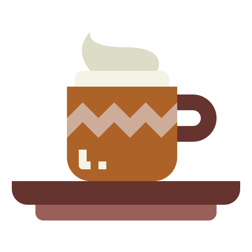 filiżanka kawy Smalllikeart Flat ikona