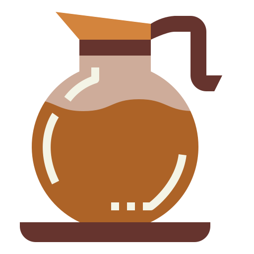 커피 포트 Smalllikeart Flat icon