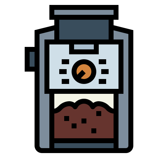 Coffee grinder Smalllikeart Lineal Color icon