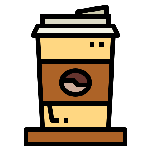 Paper cup Smalllikeart Lineal Color icon