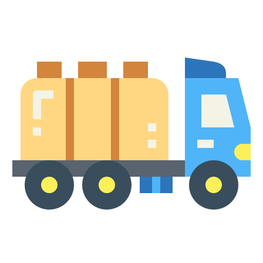 Fuel truck Smalllikeart Flat icon