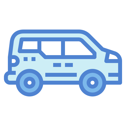 Minivan Generic Blue icon
