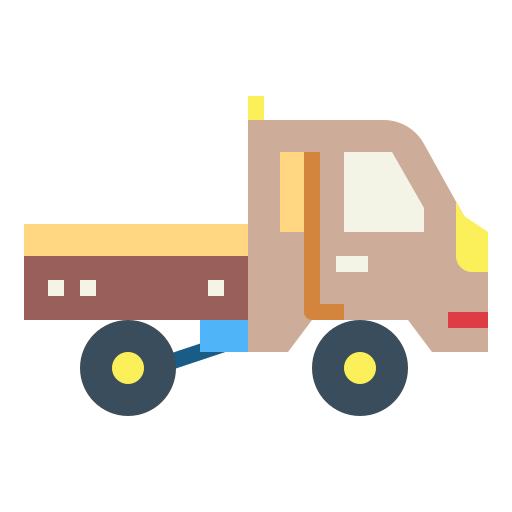 mini-lkw Smalllikeart Flat icon