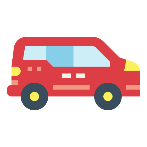 minivan Smalllikeart Flat icon