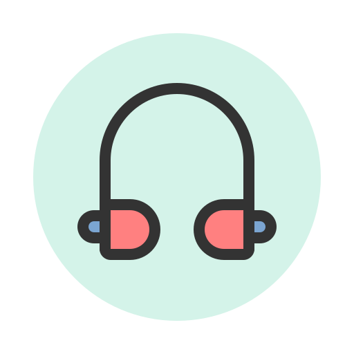 Headphone Generic Outline Color icon