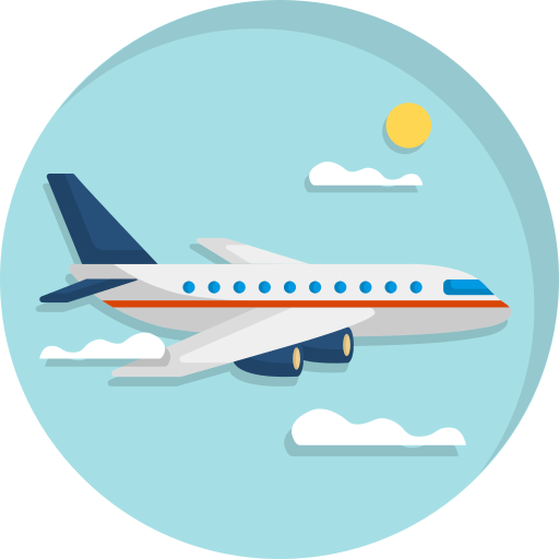 Airplane Generic Circular icon