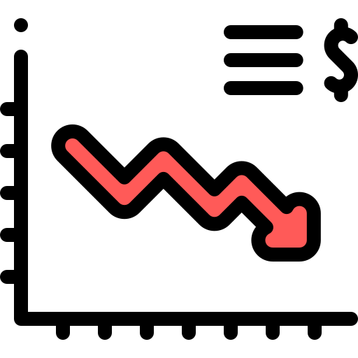 Graphic chart Detailed Rounded Lineal color icon