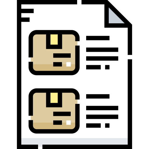 Checklist Detailed Straight Lineal color icon