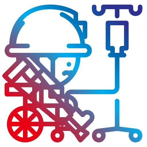 silla de ruedas Skyclick Gradient icono