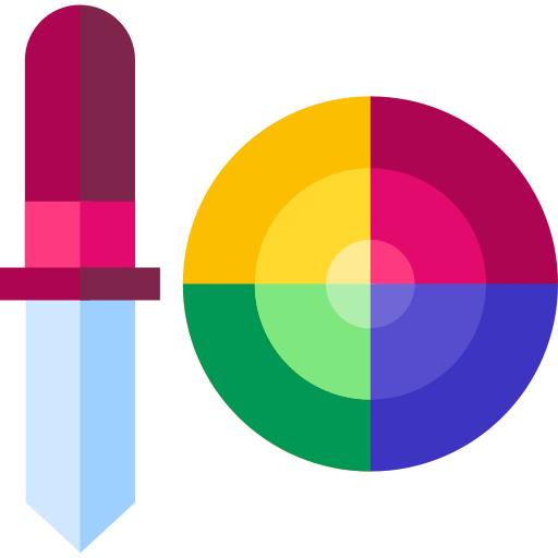 farbwähler Basic Straight Flat icon