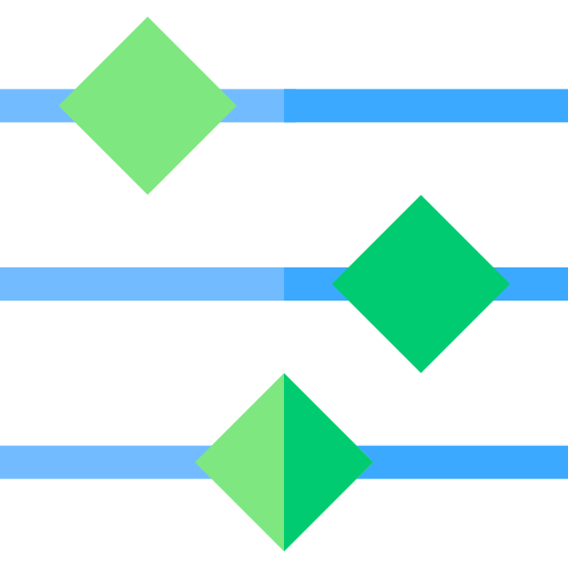 livelli Basic Straight Flat icona