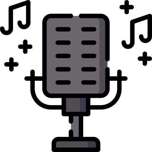mikrofon Special Lineal color ikona