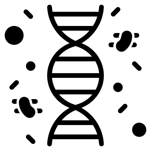 chaîne d'adn Generic Glyph Icône