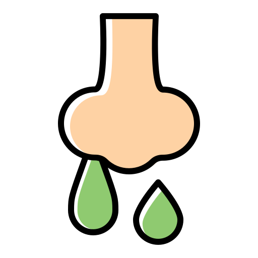 Runny nose Generic Color Omission icon