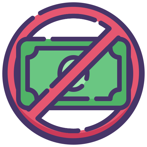 No money Generic Outline Color icon