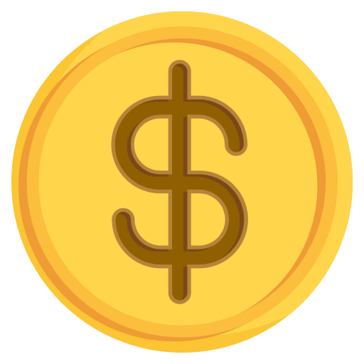 signo de dólar Kosonicon Flat icono