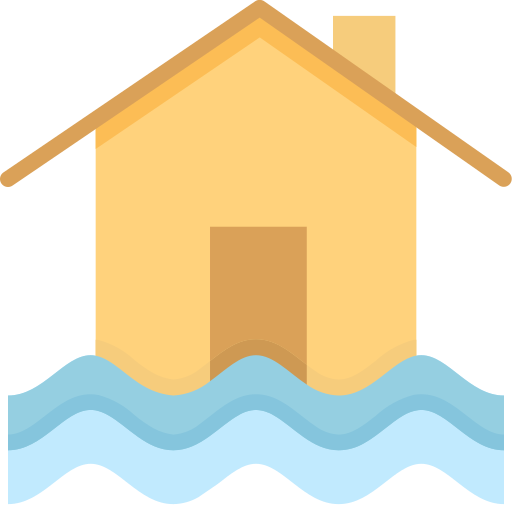 casa inundada Kosonicon Flat icono