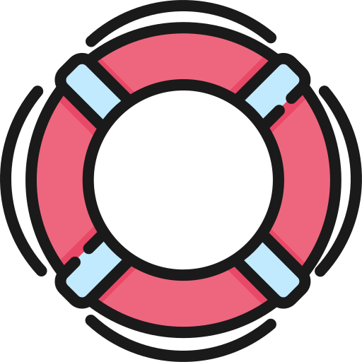 Спасательный круг Kosonicon Lineal color иконка