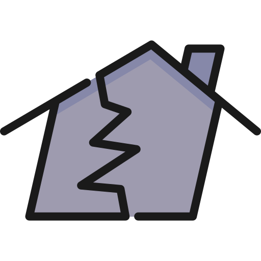 trzęsienie ziemi Kosonicon Lineal color ikona