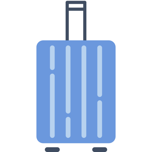 Travel baggage Kosonicon Flat icon