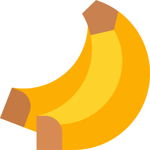 banana Basic Straight Flat icona