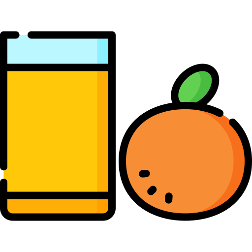 sok pomarańczowy Special Lineal color ikona