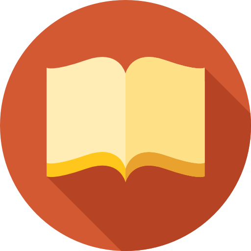 Открытая книга Flat Circular Flat иконка