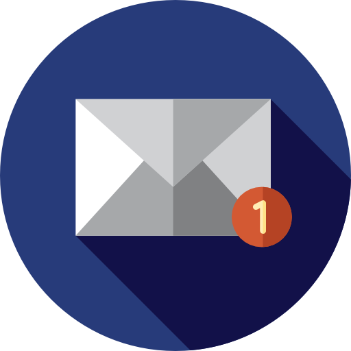 email Flat Circular Flat icon