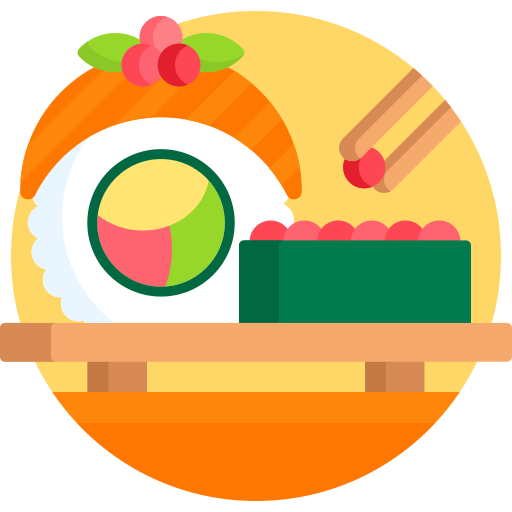 Sushi Detailed Flat Circular Flat icon