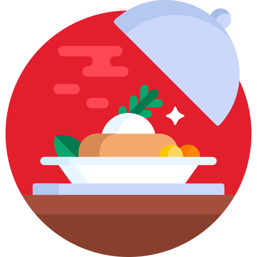 Dish Detailed Flat Circular Flat icon
