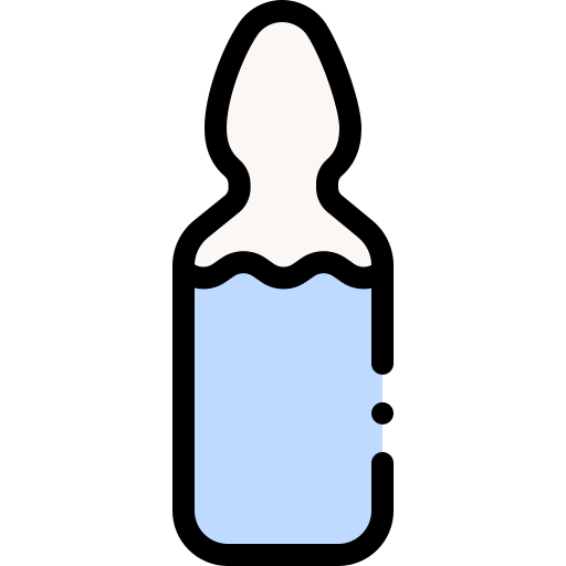 Ampoule Detailed Rounded Lineal color icon