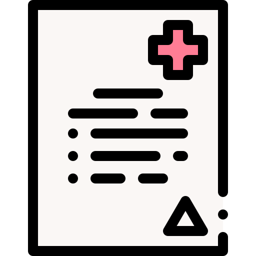 Prescription Detailed Rounded Lineal color icon